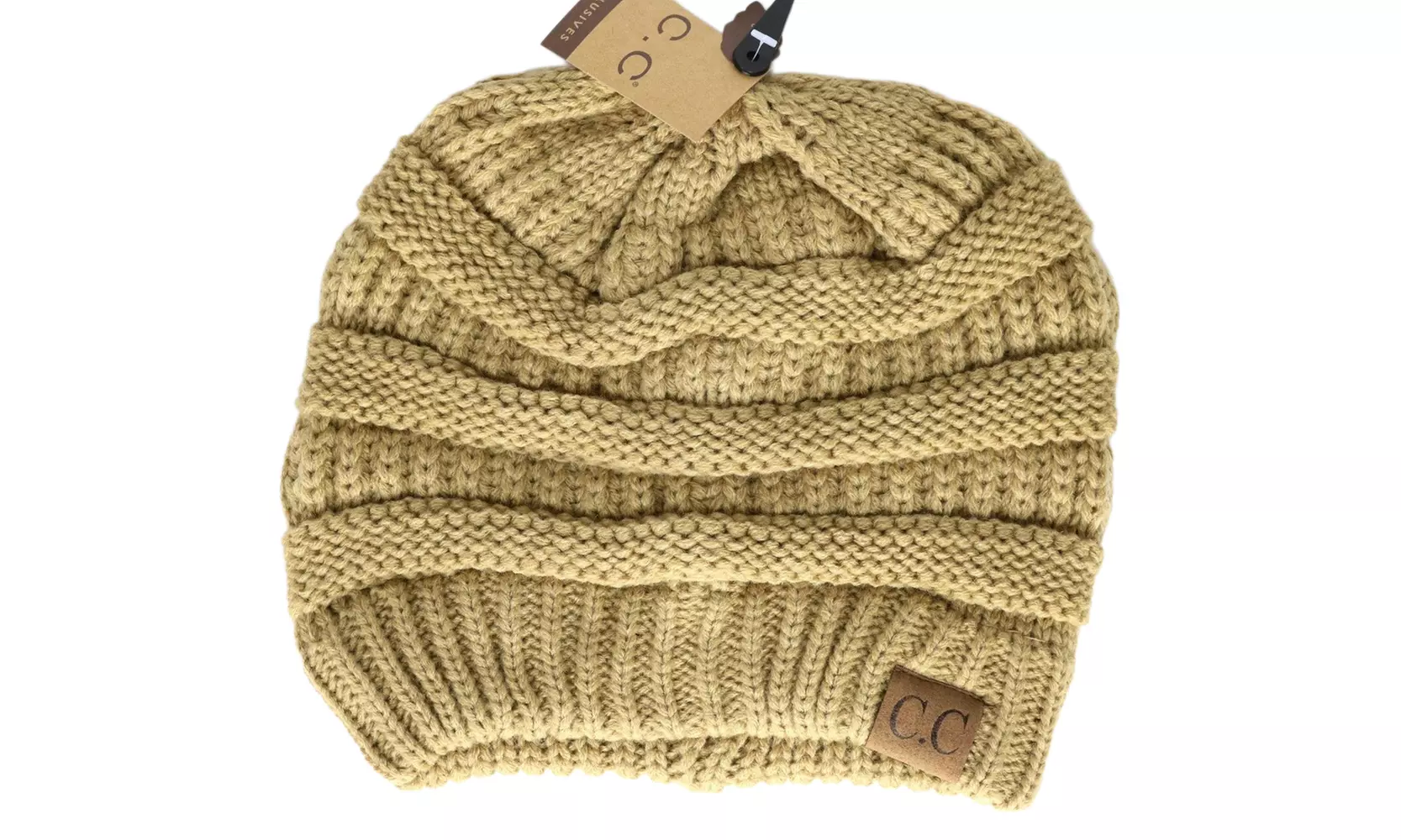 Cheveux Corp. Women's Solid Classic CC Beanie