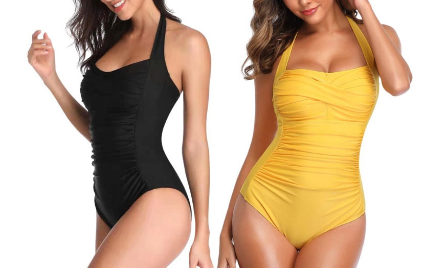 Image 15: Tummy Control One Piece Swimsuit