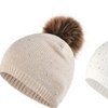 Image 10: 1 o 2 gorros con piedras de cristal para invierno