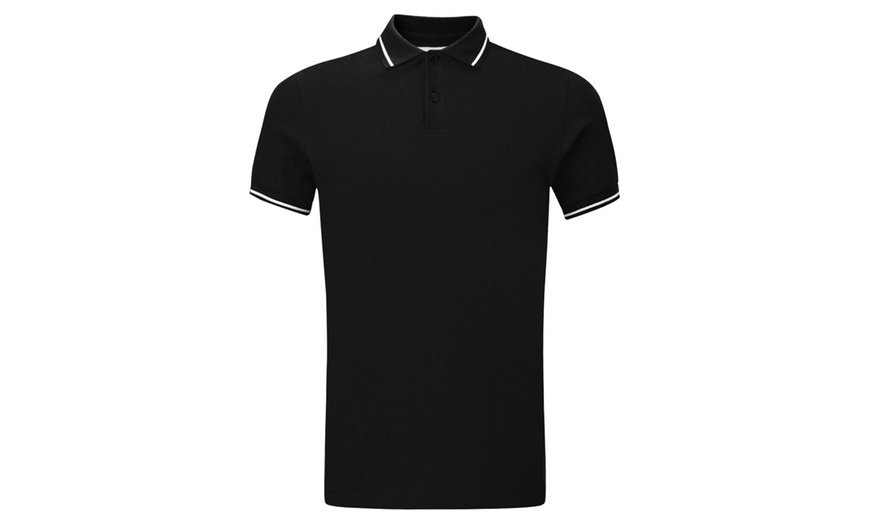 Image 3: Men's Collared Polo T-Shirt
