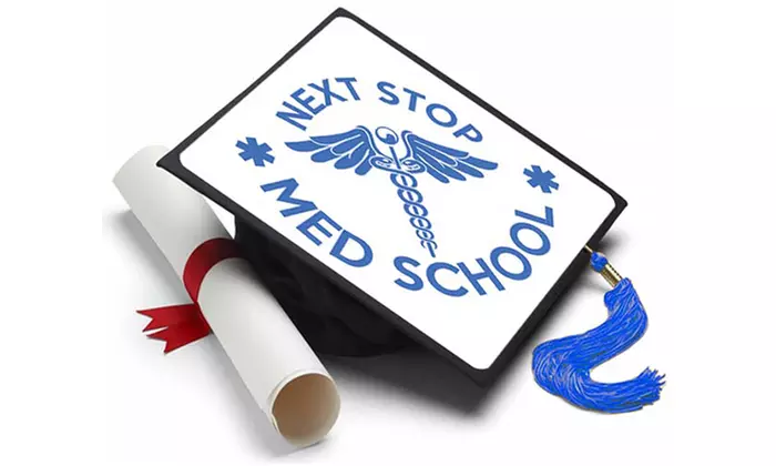 $12 for a Custom Graduation Tassel Topper with a Display Stand and Gemstone Border from Tassel Toppers ($22.70 Value) - Second Medium