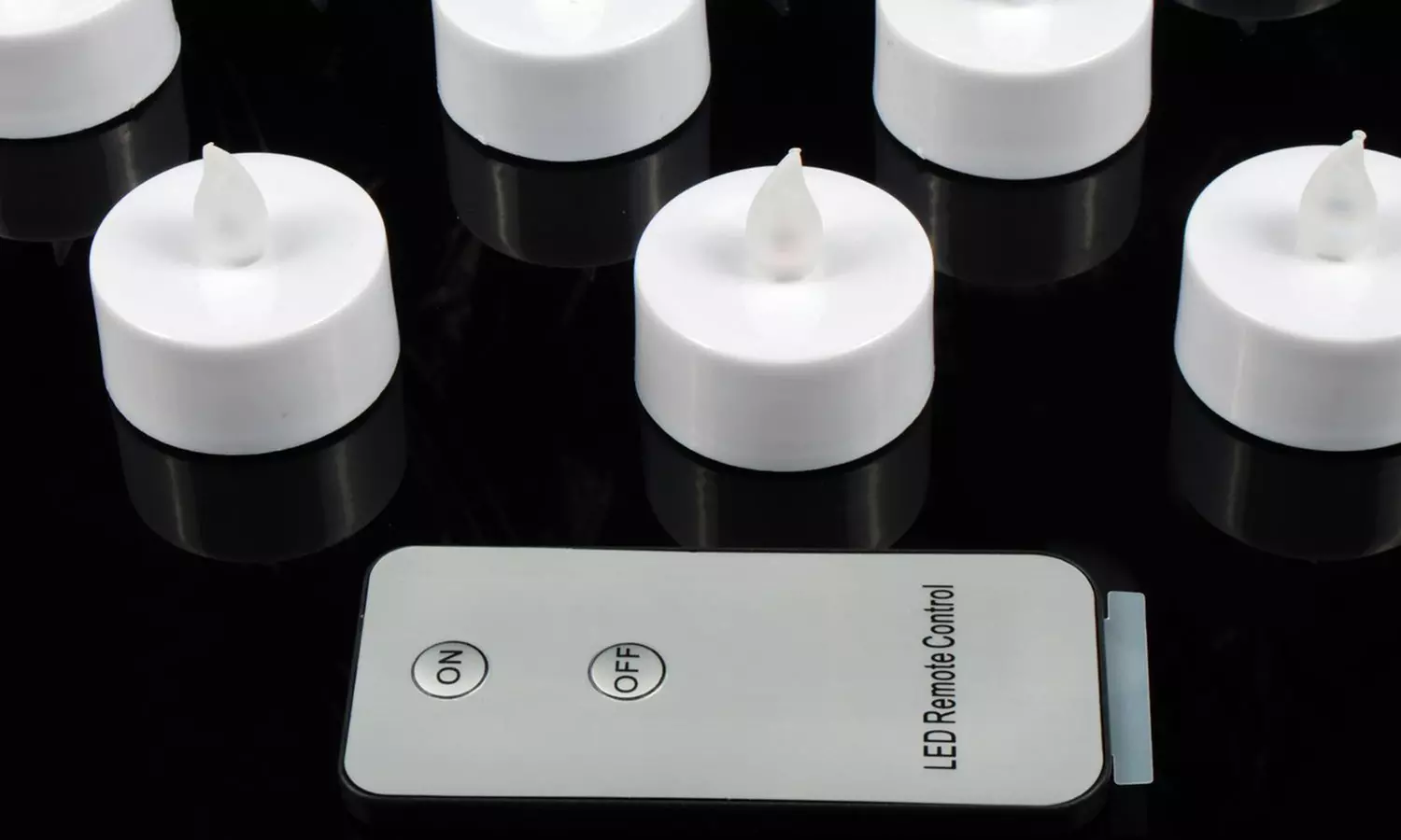 10 or 20 Remote Control Tea Lights - Second Medium
