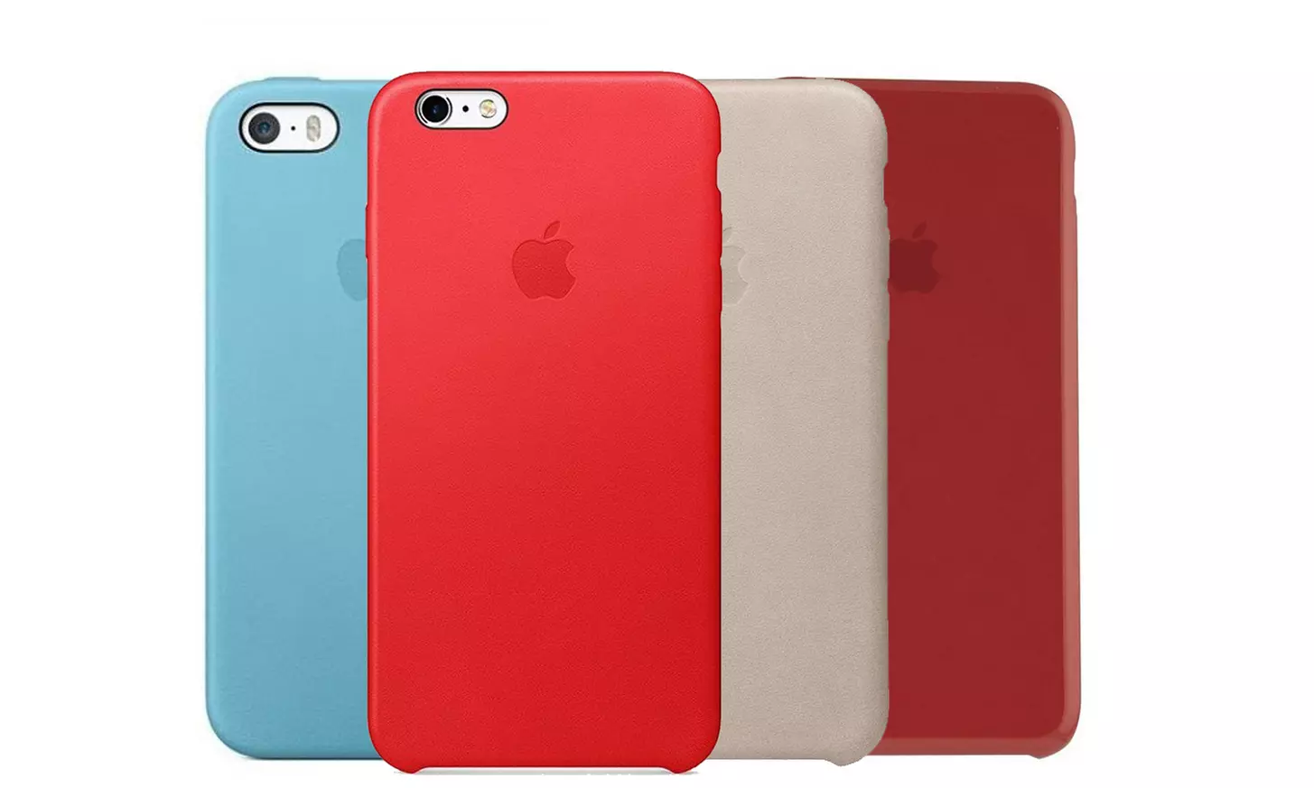 Apple Genuine-Leather Case for iPhone 5/5s/SE, 6/6s, or 6 Plus/6s Plus - Primary Image