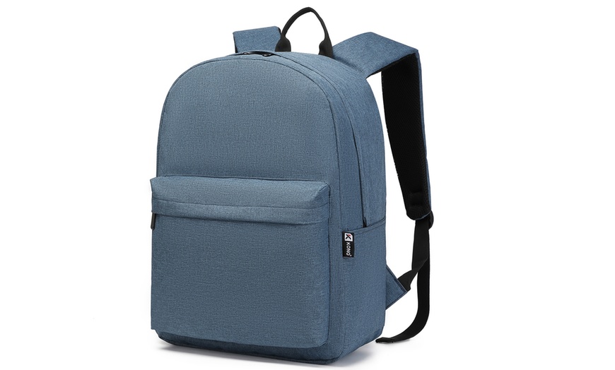 Image 12: Backpack with Padded Shoulder Straps and Padded Back