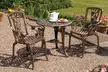 Three-Piece Rose Bistro Set – Elegant Outdoor Furniture in 3 Colour Options - Image 2
