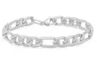 Men's Choice of Stainless Steel Figaro Necklace or Figaro Chain And Bracelet Set - Second Medium