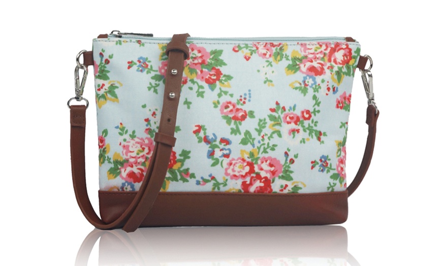 Image 9:  Printed Canvas Cross-Body Bags