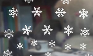 Snowflake Window Sticker Set