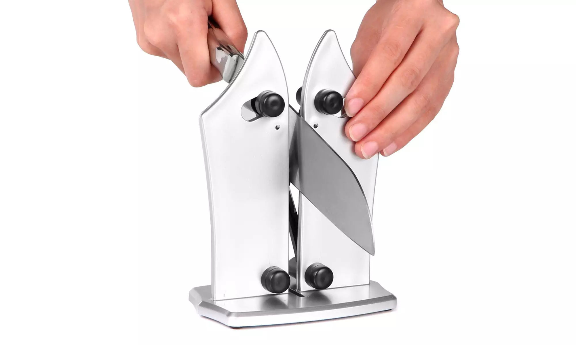 1 ou 2 aiguiseur de couteaux lames 3 en 1 de la marque Bavarian - Second Medium