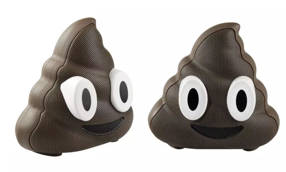 Jamoji Emoji Poop HX-PEM04 Portable Wireless Bluetooth Speaker with Mic  - Primary Image