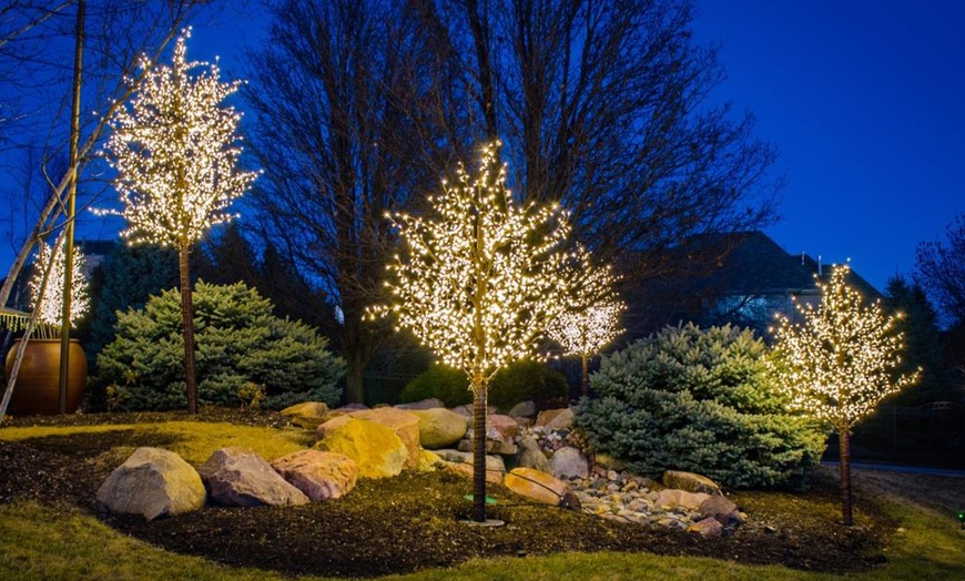 Image 6: Lights Provided:1 or 2 Story/Consult for Xmas Lights Bright Ideas 