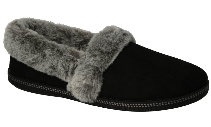 Image 4: Skechers Faux-Fur-Lined Slippers