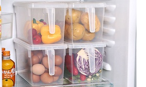 Kitchen Transparent Storage Box