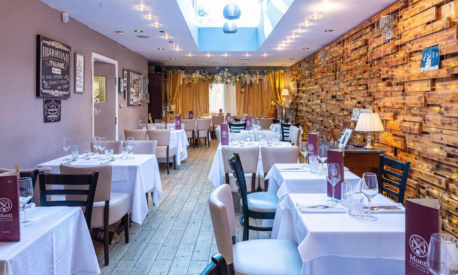 Two course meal with Beer at Monti Ristorante Italiano