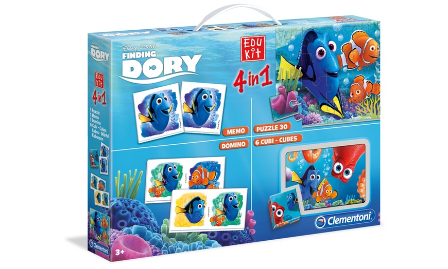 Image 2: Disney 4-in-1 Game and Puzzle Set