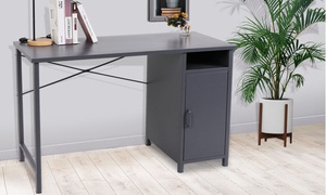 Grey Steel Work Desk