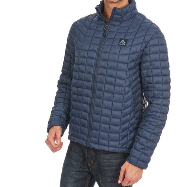 reebok men's midweight quilted puffer jacket