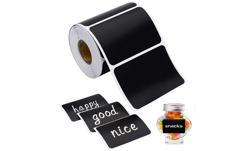 Image 1: 150 or 300 Waterproof Reusable Blackboard Labels