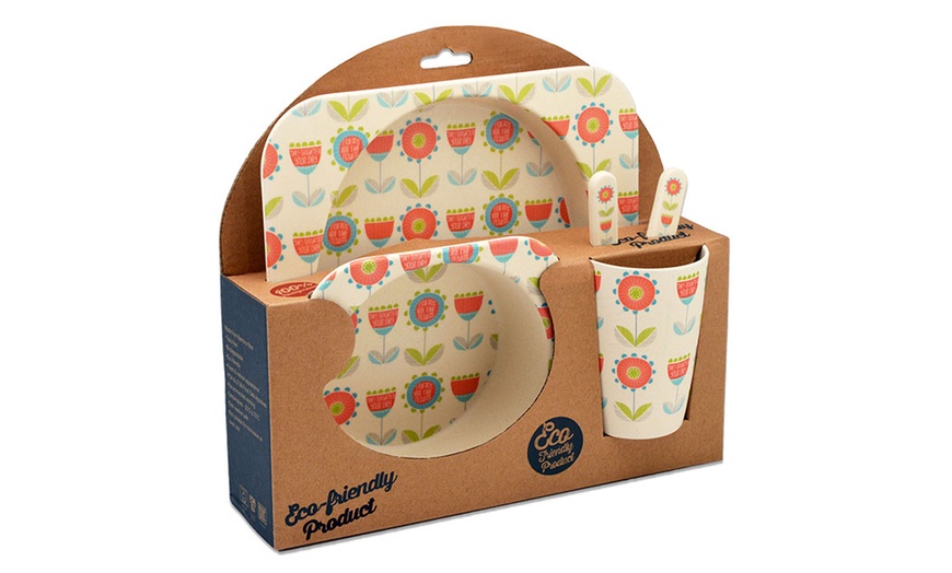 Image 8: Kids' 5-Piece Bamboo Dinner Set