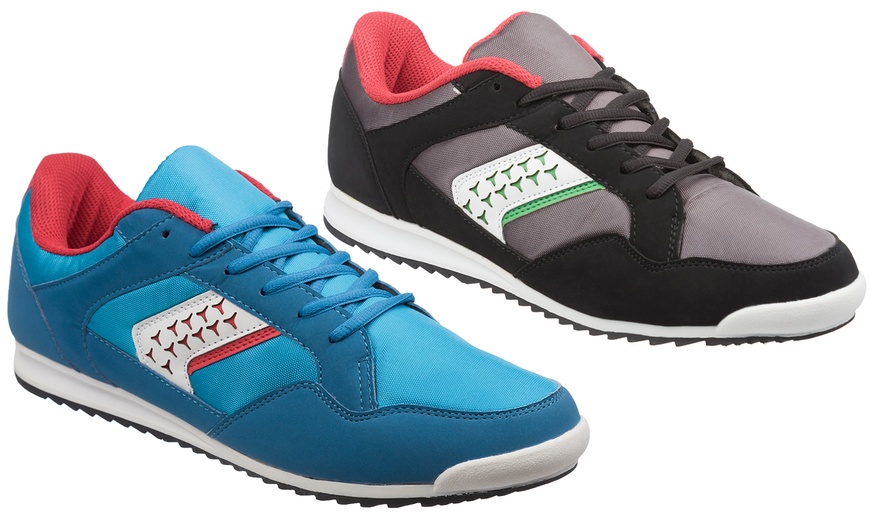 Image 1: Men's Retro Trainers