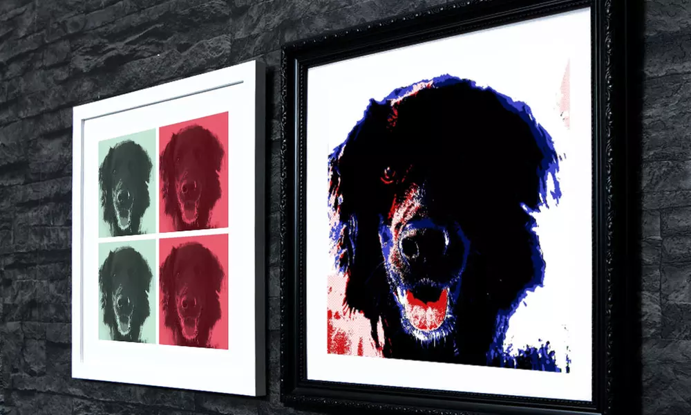 "Upload Your Pets" Custom Framed Canvas Prints from Mezoo (Up to 90% Off) - Primary Image