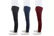 Men's Slim-Fit Fleece Jogger Sweatpants (3-Pack) - Second Medium