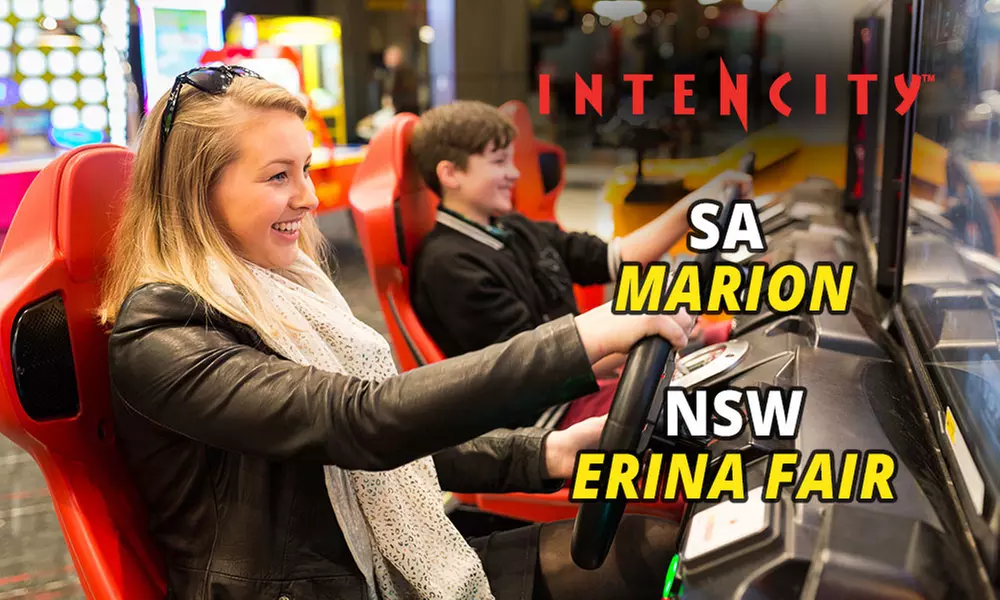 30 Minutes of Unlimited Games + 200 Tickets for Two ($19.99) or Four People ($39.99) at Intencity (Up to $80 Value) - Primary Image