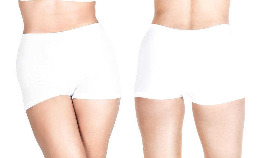 Image 10: One, Three or Six Pairs of Women's High Waist Boxer Shorts