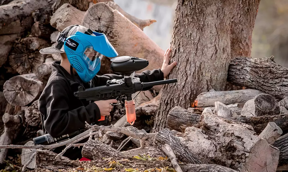 3-Hour Paintball Adventure w/ Unlimited Air Refills & 100 Paintballs