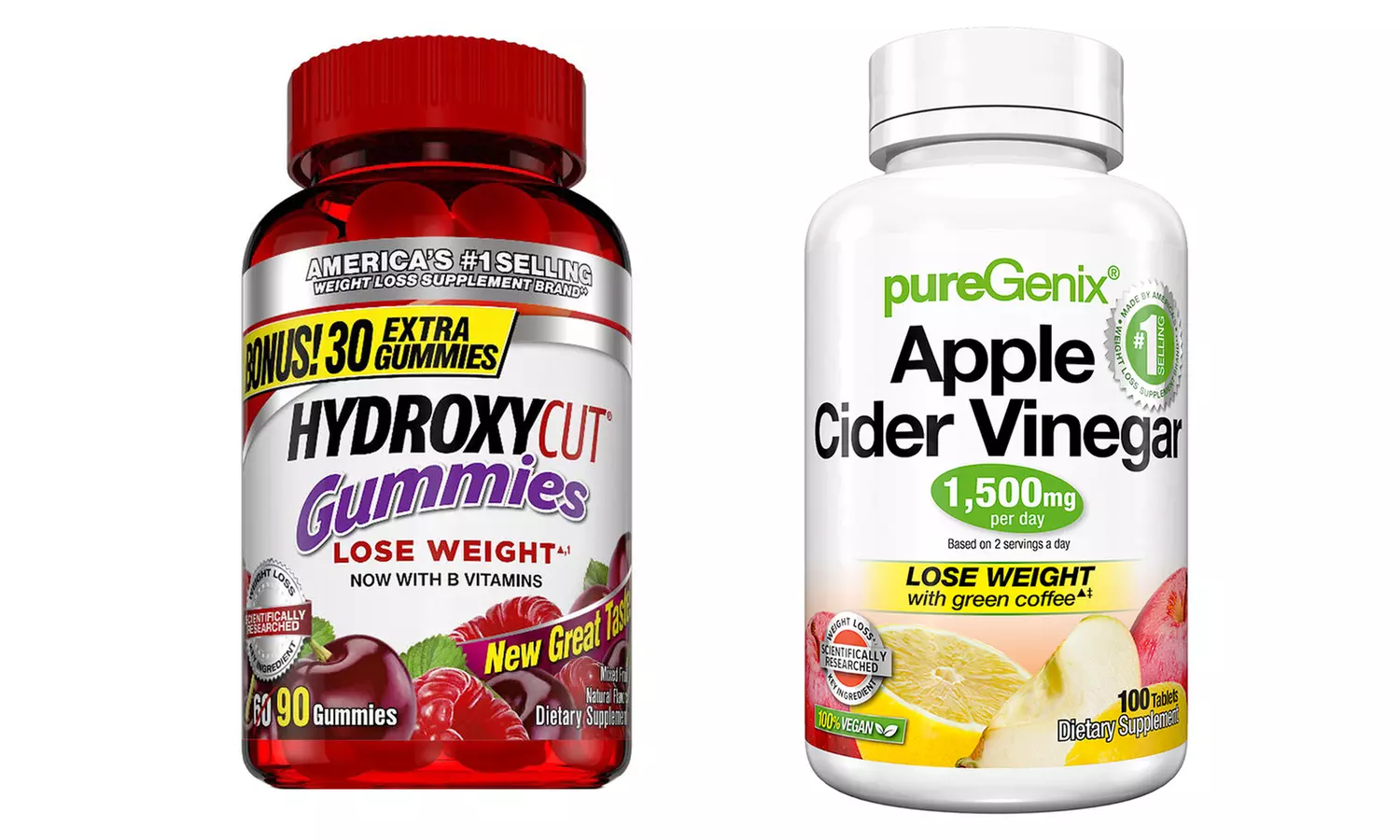 Hydroxycut Gummies and PureGenix Apple Cider Vinegar (2-Pack) - Primary Image