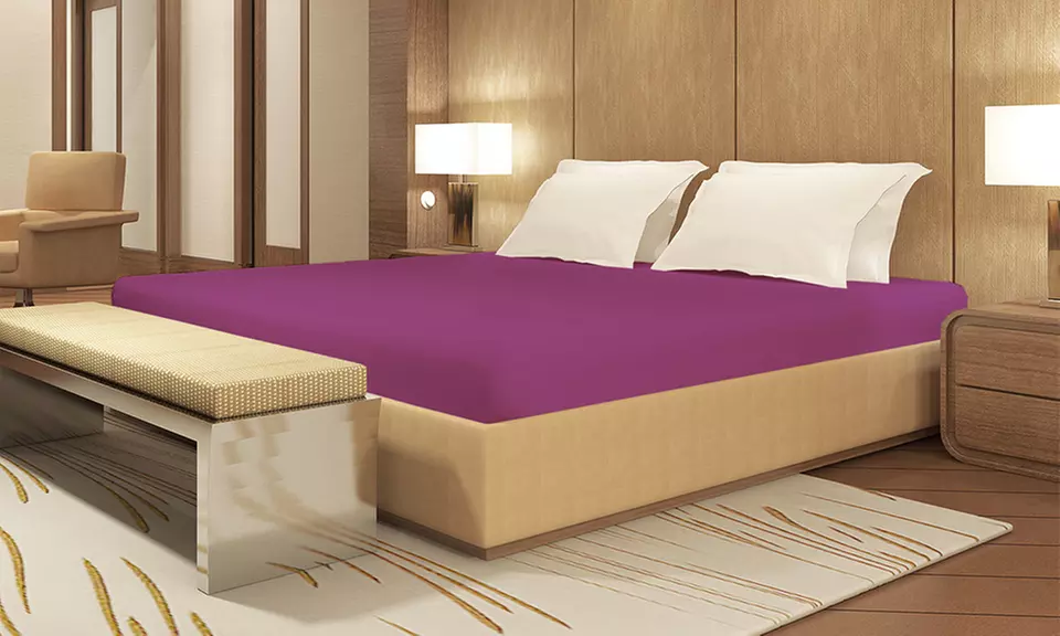 Lenzuolo sotto con angoli in puro cotone alta qualità Made in Italy