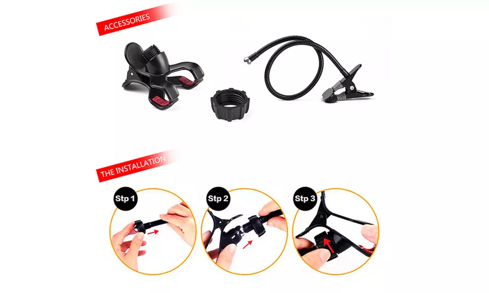 Universal Lazy Bracket Flexible Clip Holder for Phones and Tablets - Second Medium