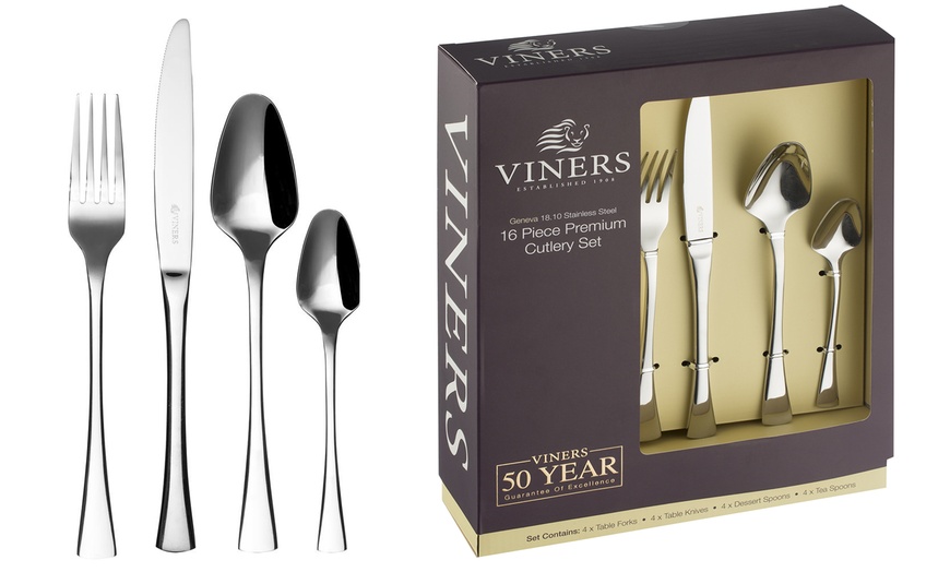 Image 1: Viners Geneva Cutlery Set