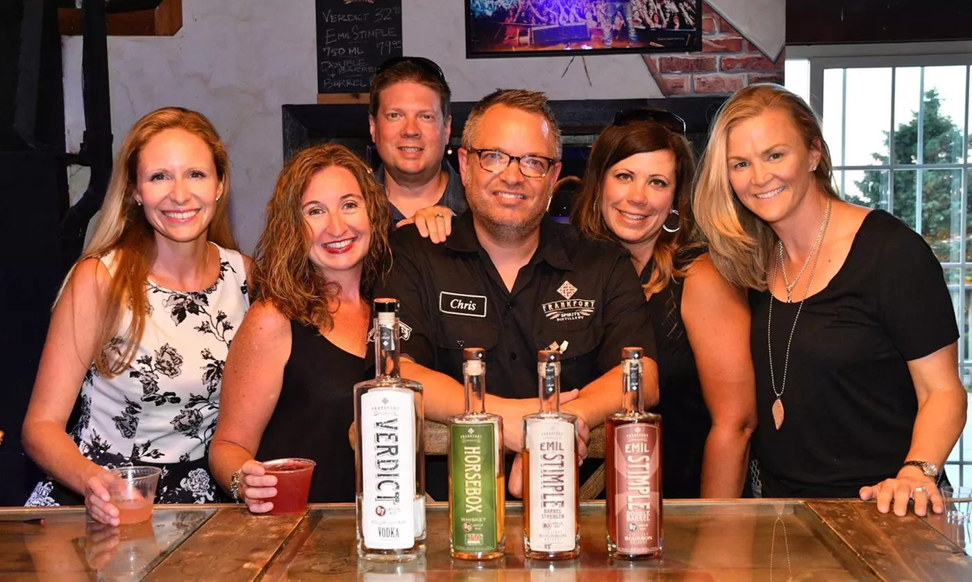 $25 for Distillery Tasting and Tour for Two with Glasses  at Frankfort Spirits ($40 Value)
 - Primary Image