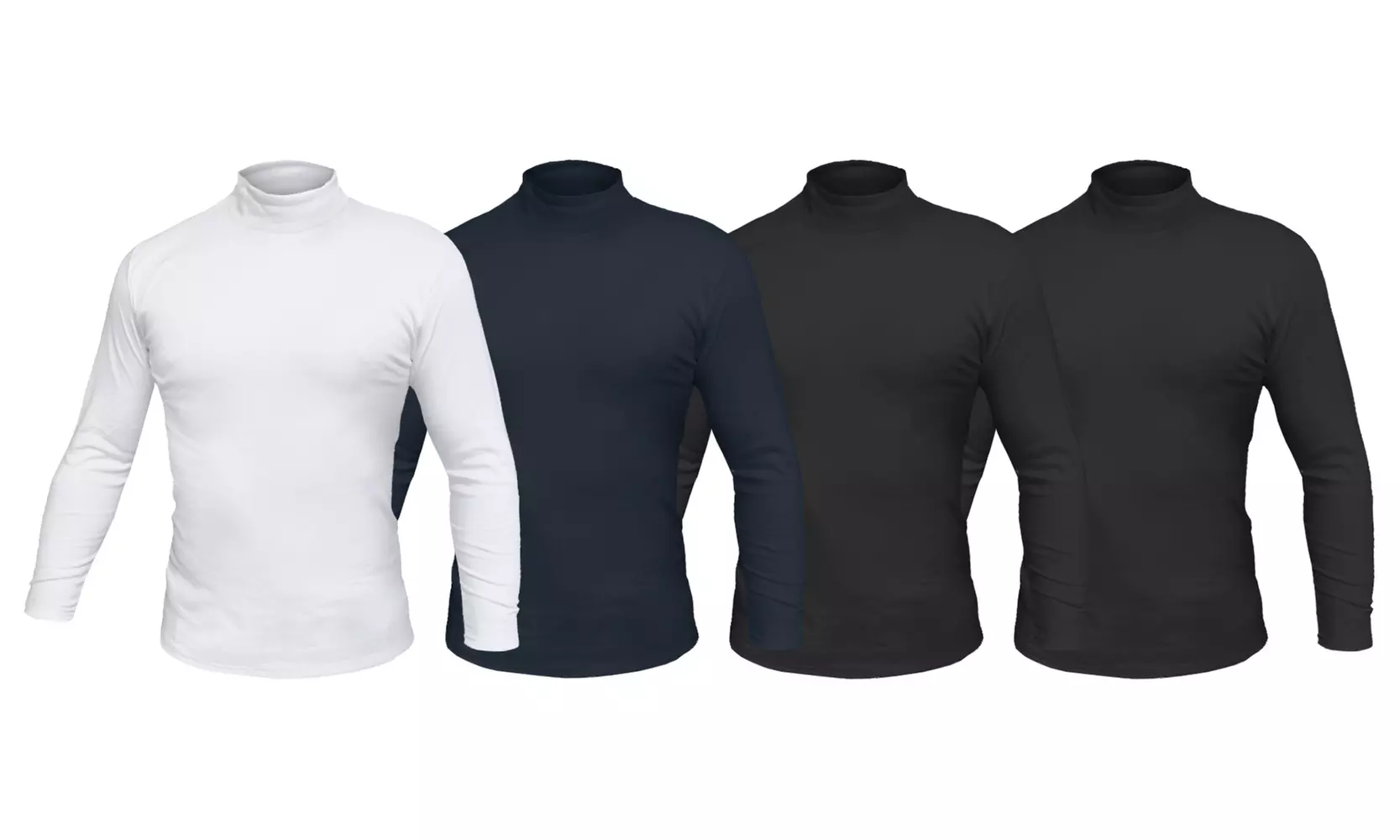 4er-Pack Liabel Herren-Langarmshirt