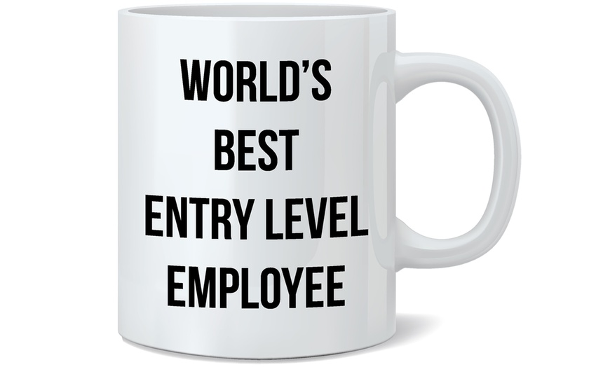 Image 13: One or Two Employee Novelty Mugs