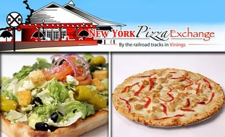 $10 for $25 Worth of Pizza, Pasta, and More at New York Pizza Exchange - Primary Image