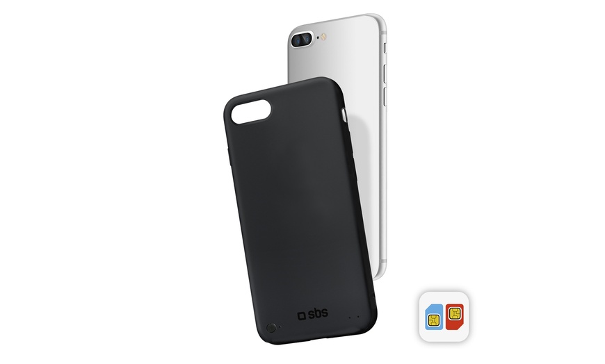 Image 5: Second SIM Case for iPhone