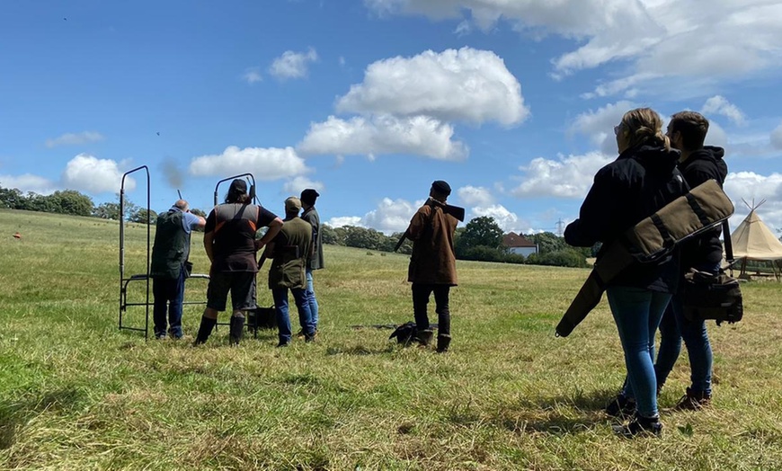 Image 10: Clay Pigeon Shooting Experience at Penwood clay grounds lts