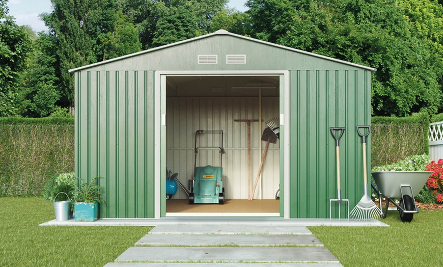 Image 17: Compact Pent Metal Shed