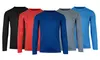Men's Long Sleeve Moisture Wicking Crew Neck Tagless Performance Tee