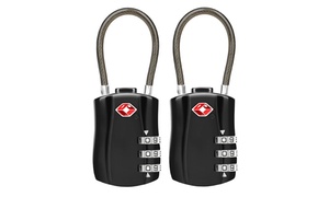 2-Pack Jetset TSA Luggage Locks