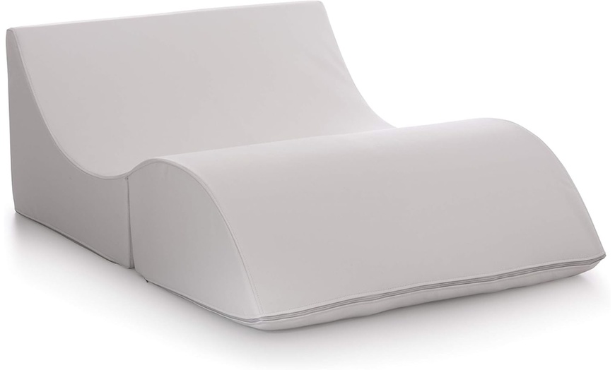 Image 9: Puf chaise longue convertible