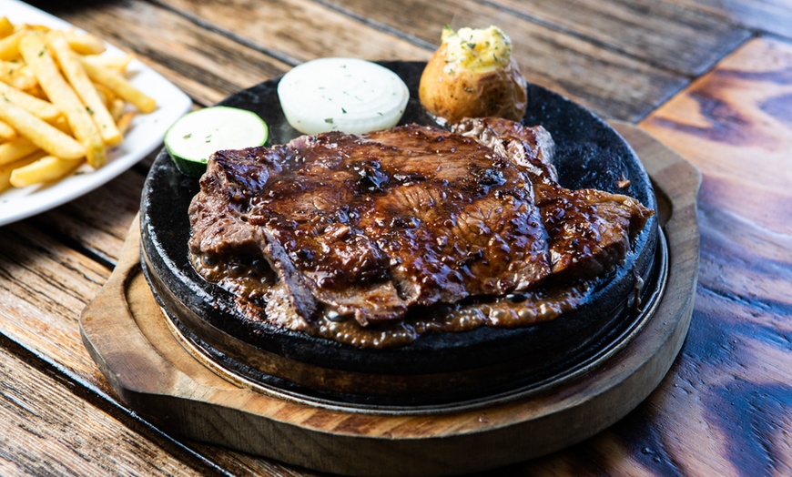 Image 5: Volcanic Rock Steak Meal for Two