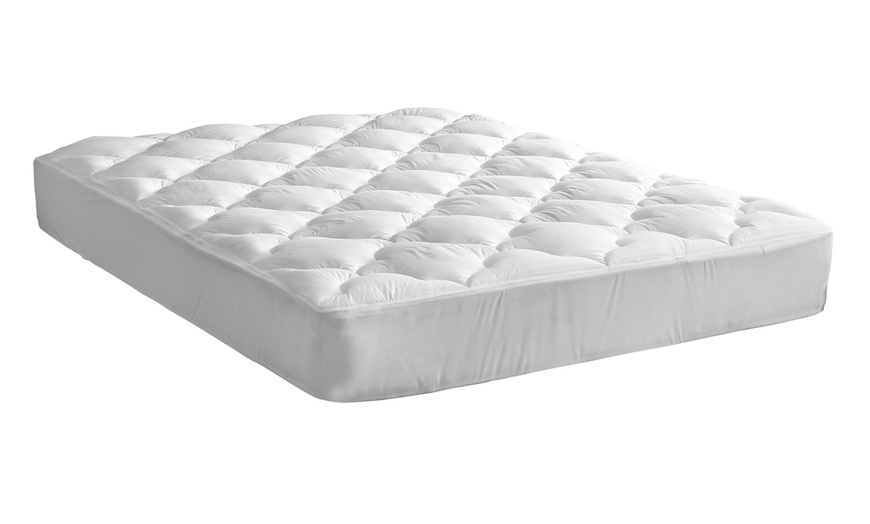 Image 3: Surmatelas satin Luxe 3D Sampur