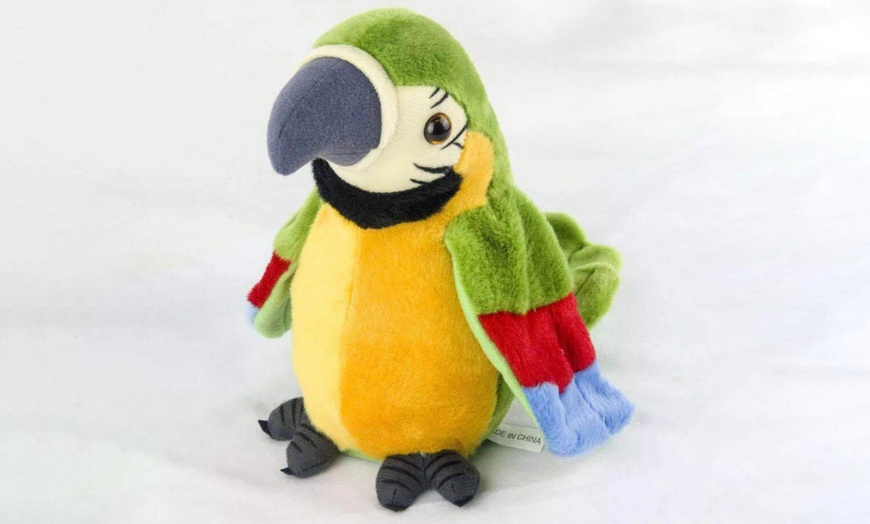 Image 5: Talking Parrot Plush Toy