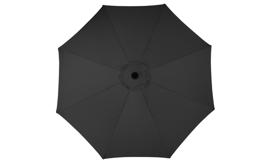 Image 23: 3M Rotating Parasol with UV Protection; Adjustable and Stylish Design