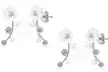 1, 2  ou 3 paires de boucles d'oreilles "Daisy Climber" de Philip Jones ornées de cristaux Zircondia® - Image 6