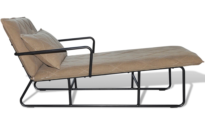 Image 5: Chaise longue avec accoudoir