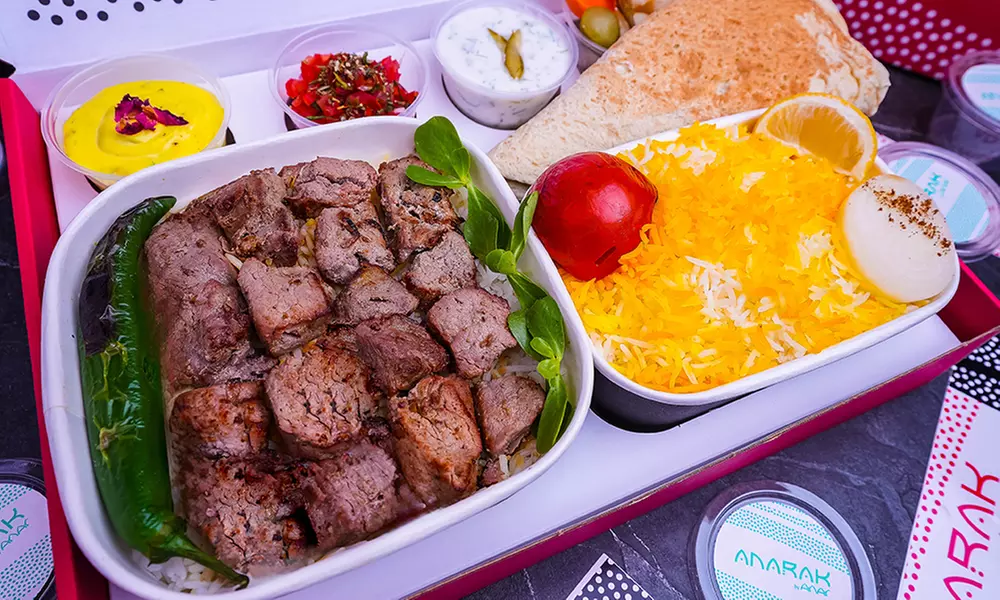 Savor 100, 200, or 300 AED Worth of Mediterranean and Persian Cuisine